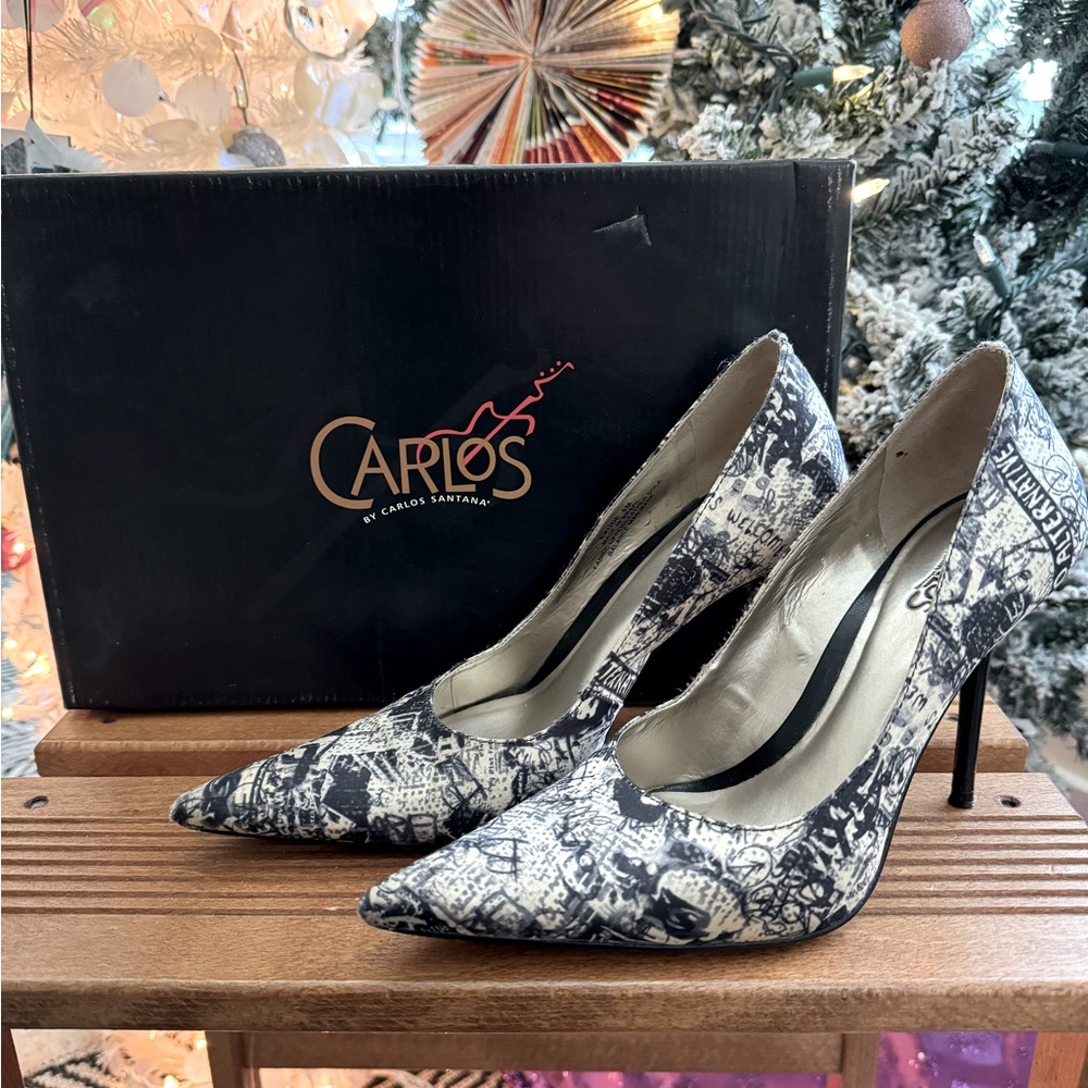 The “Carlos Santana” and his 1998 Milagro Foundation “Exude” Heels.